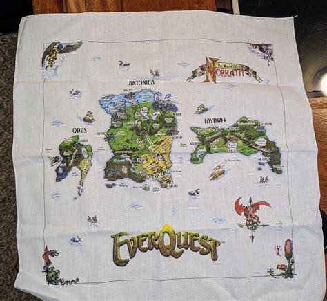 everquest cloth map fake don|Original EverQuest Cloth Map : r/everquest .